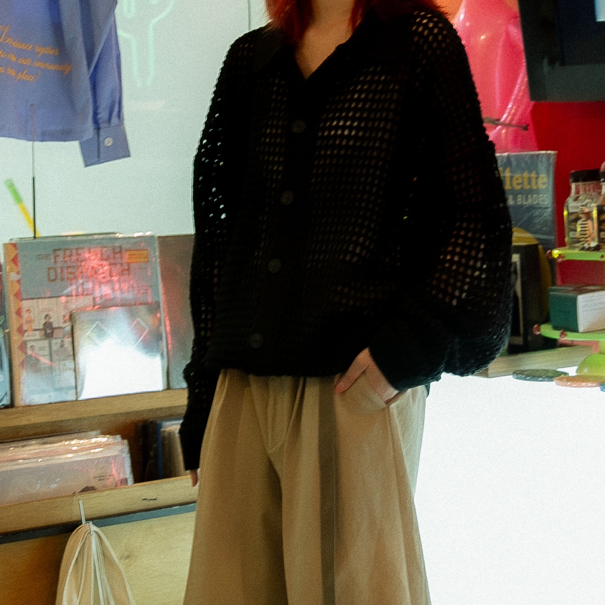 LAWLESS Long-sleeve Knit Button-up