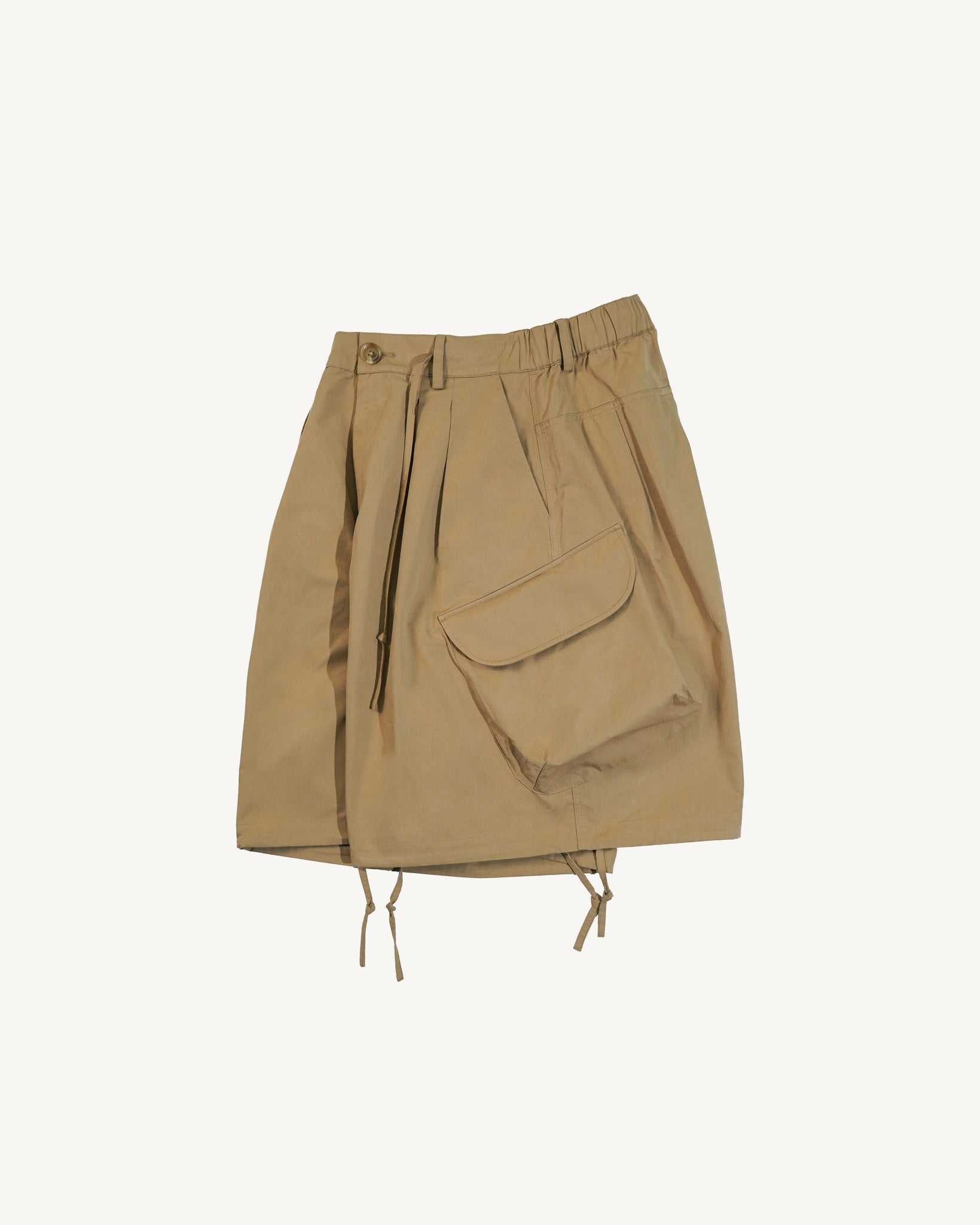 ZHD x Graye Studio Drawstring Balloon Cargo Shorts