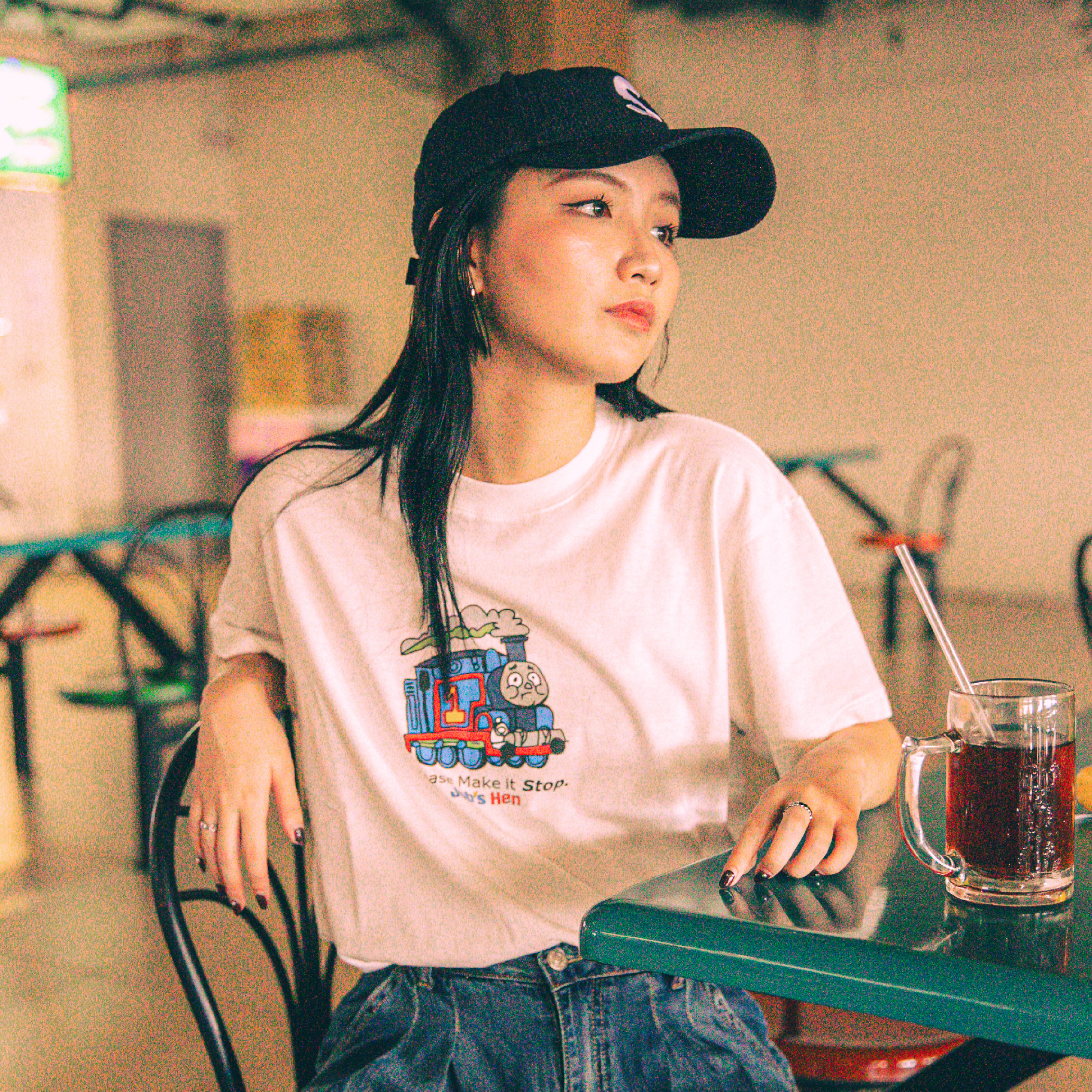 Job's Hen Make It Stop T-shirt